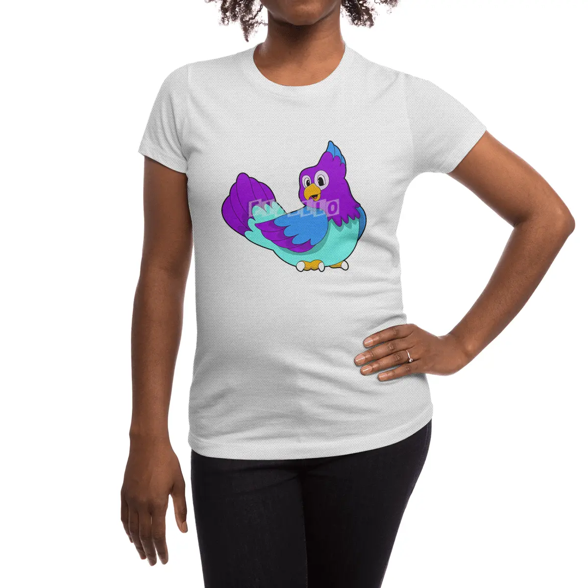 Parrot blue Spor T-Shirt