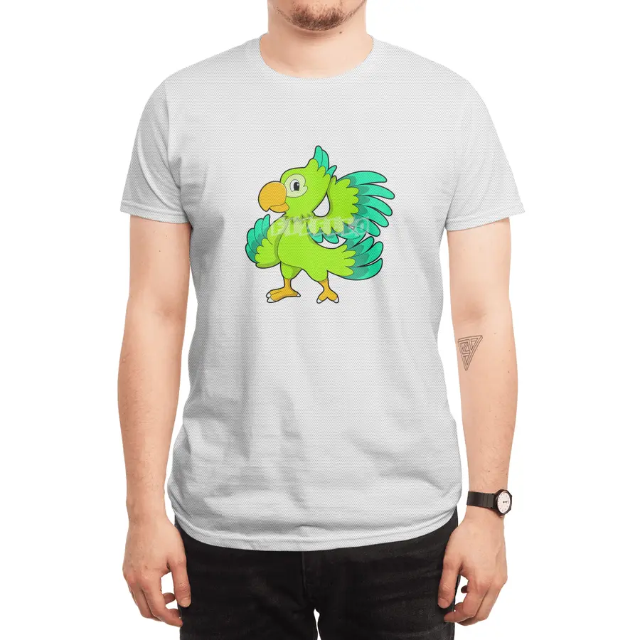 Parrot green Spor T-Shirt
