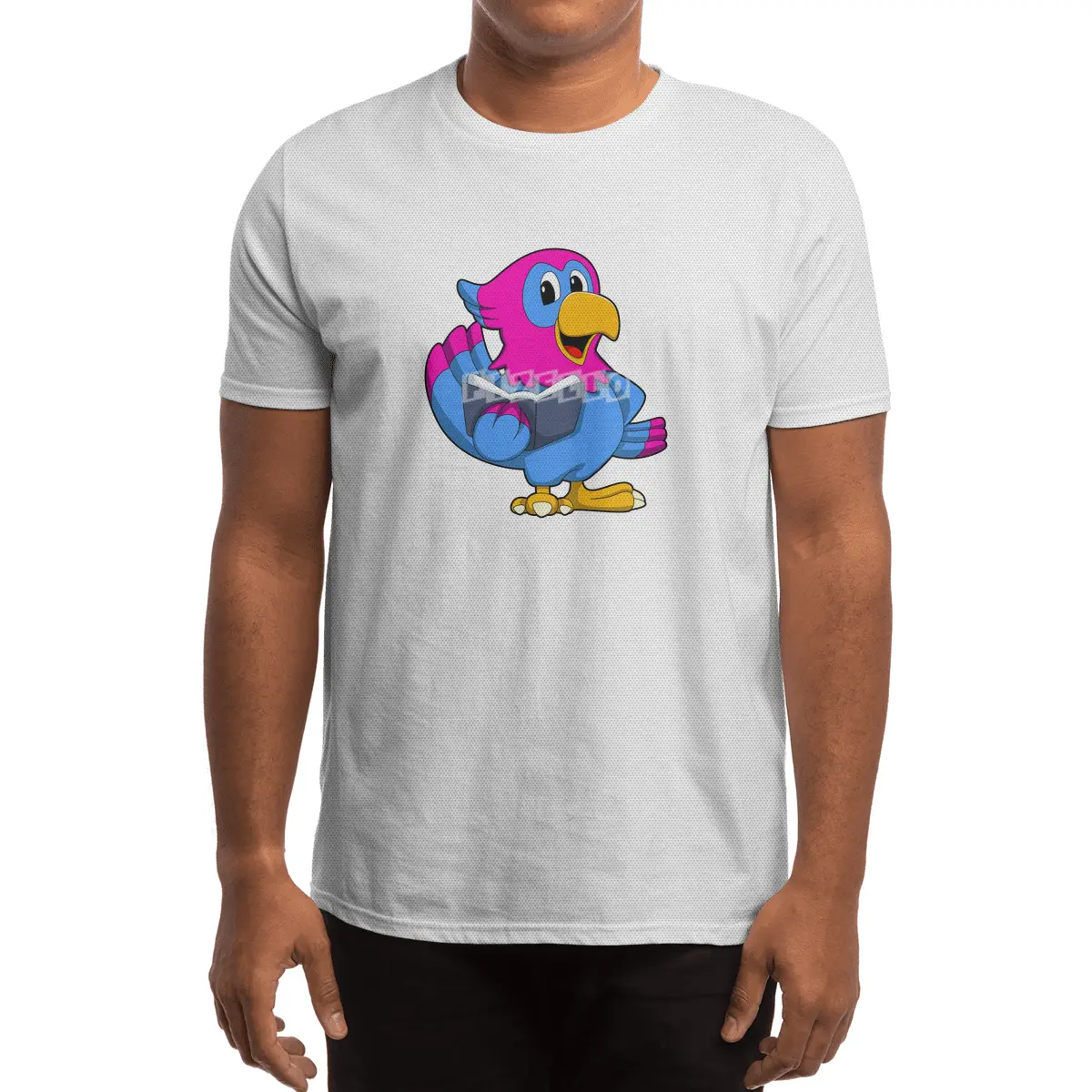 Parrot with Book Spor T-Shirt
