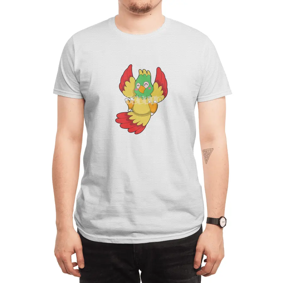 Parrot with green Head Spor T-Shirt