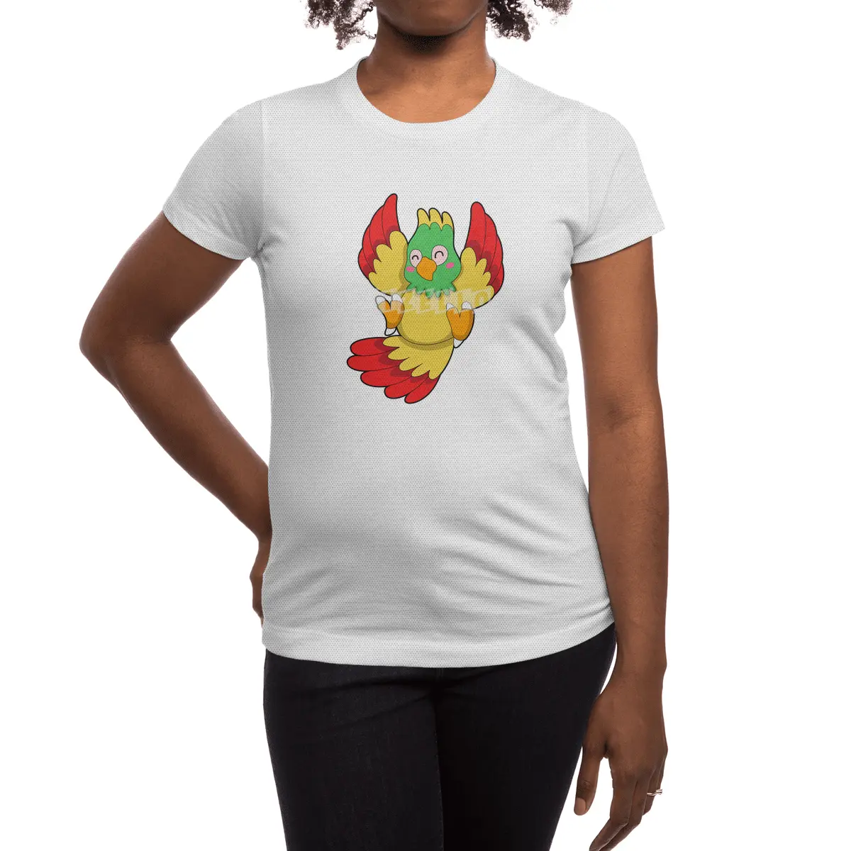 Parrot with green Head Spor T-Shirt