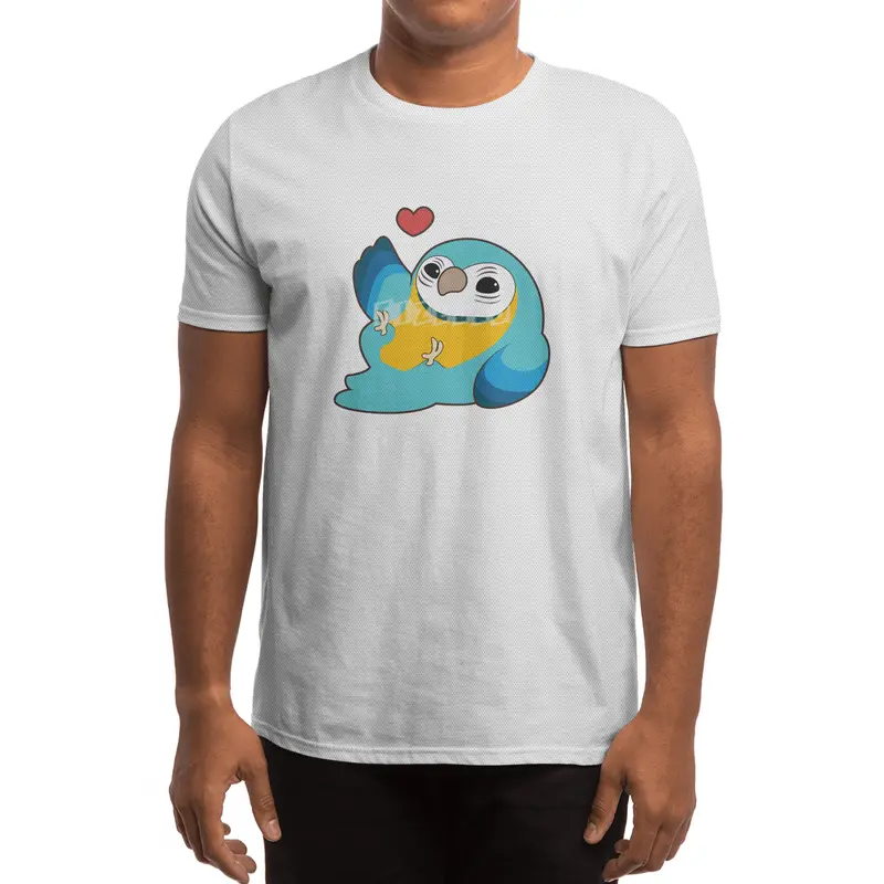 Parrot with Heart Spor T-Shirt