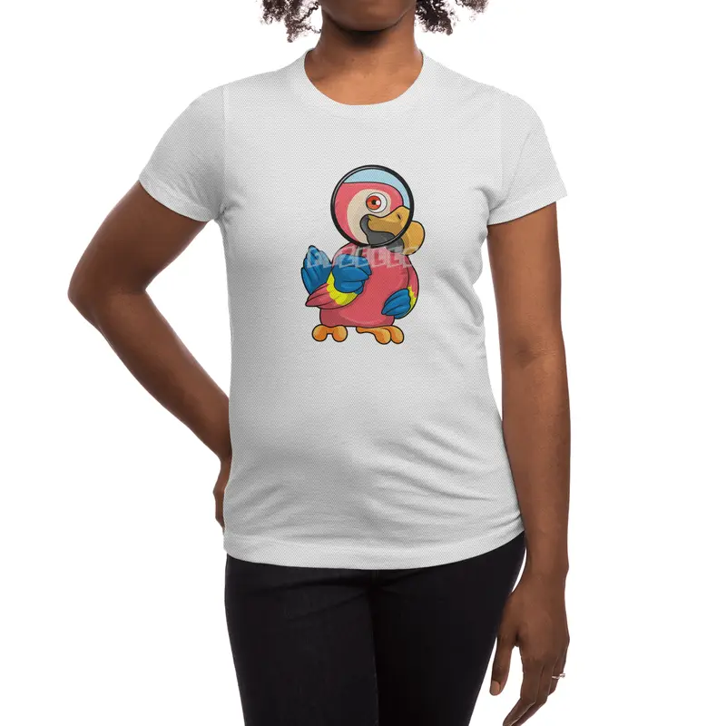 Parrot with Magnifying glass Spor T-Shirt
