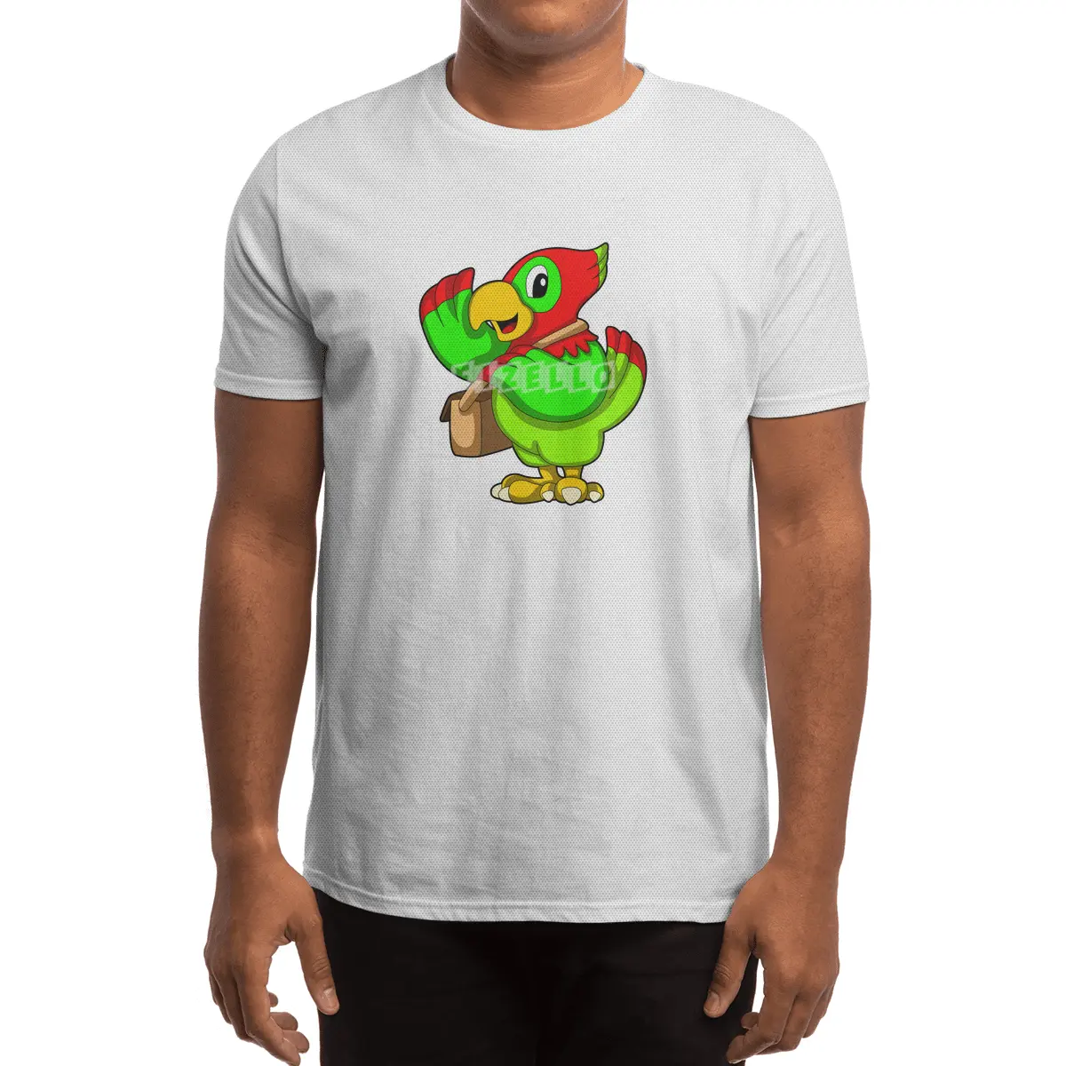 Parrot with Purse Spor T-Shirt