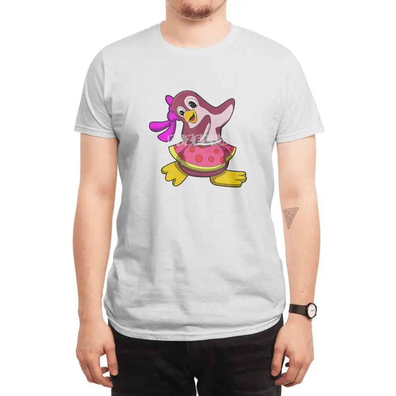 Penguin at Dance with Skirt Spor T-Shirt