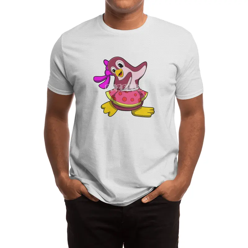 Penguin at Dance with Skirt Spor T-Shirt