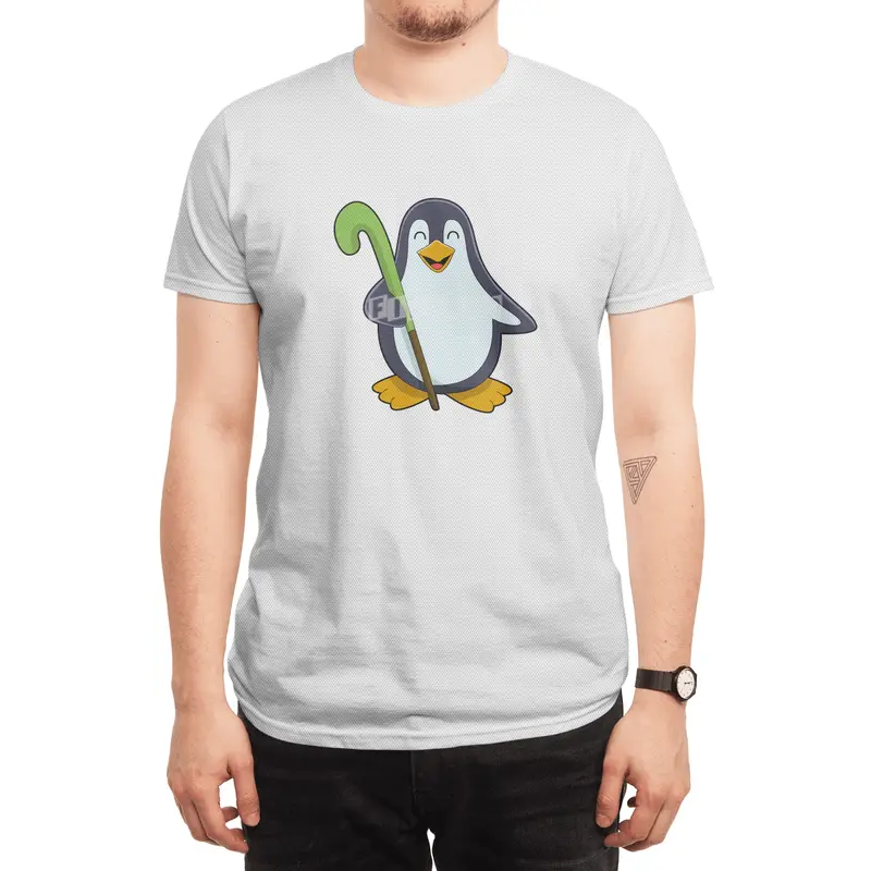 Penguin at Hockey with Hockey bat Spor T-Shirt