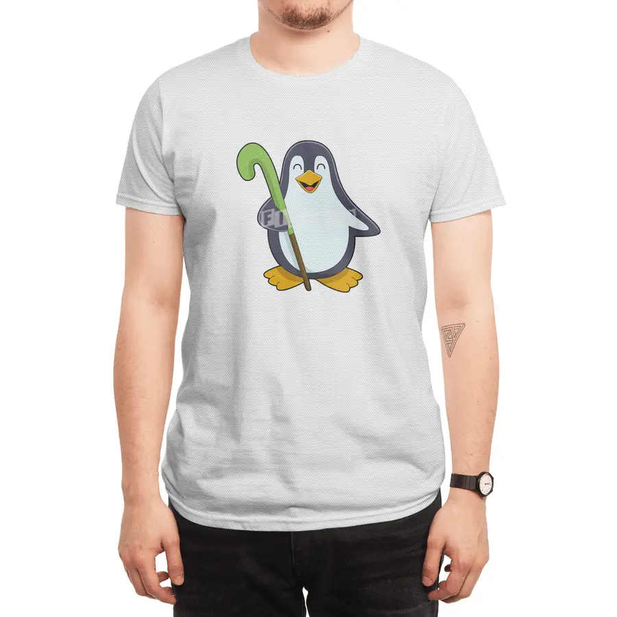 Penguin at Hockey with Hockey bat Spor T-Shirt