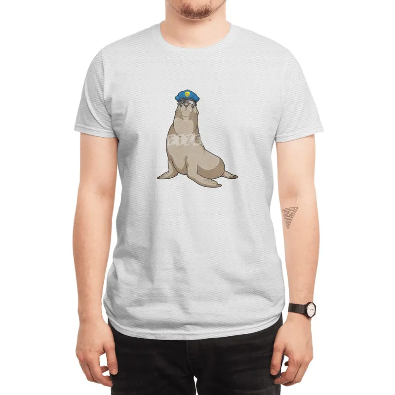 Seal as Police officer Spor T-Shirt
