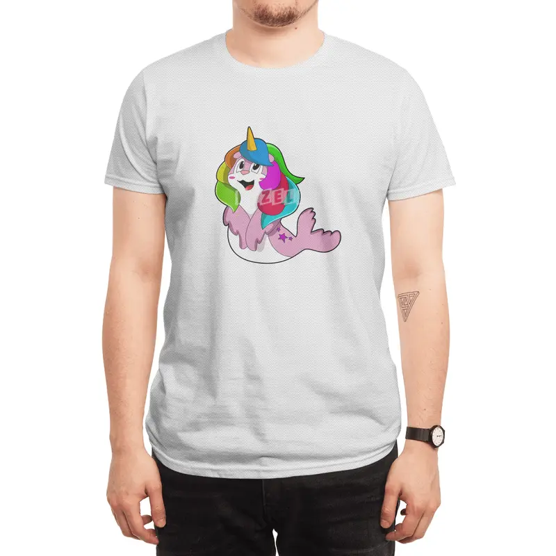 Seal as Unicorn Spor T-Shirt