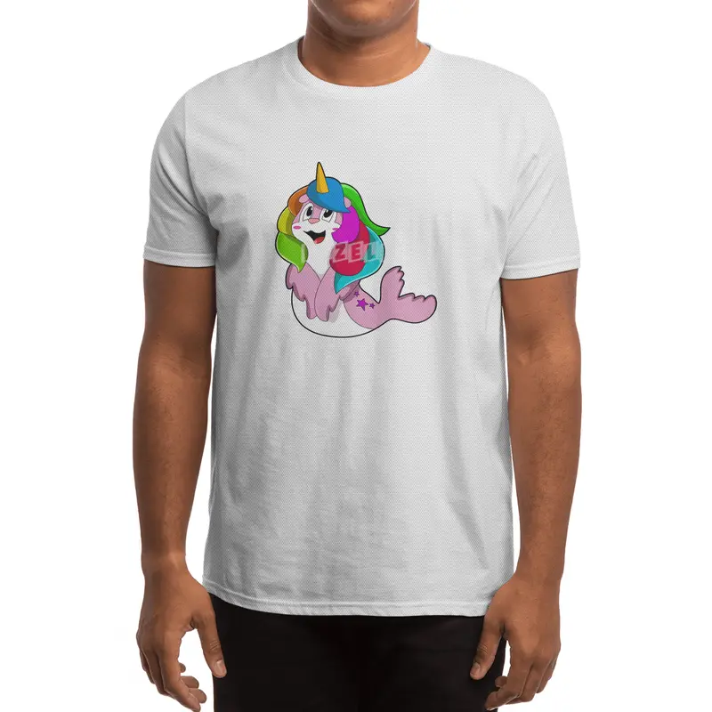 Seal as Unicorn Spor T-Shirt