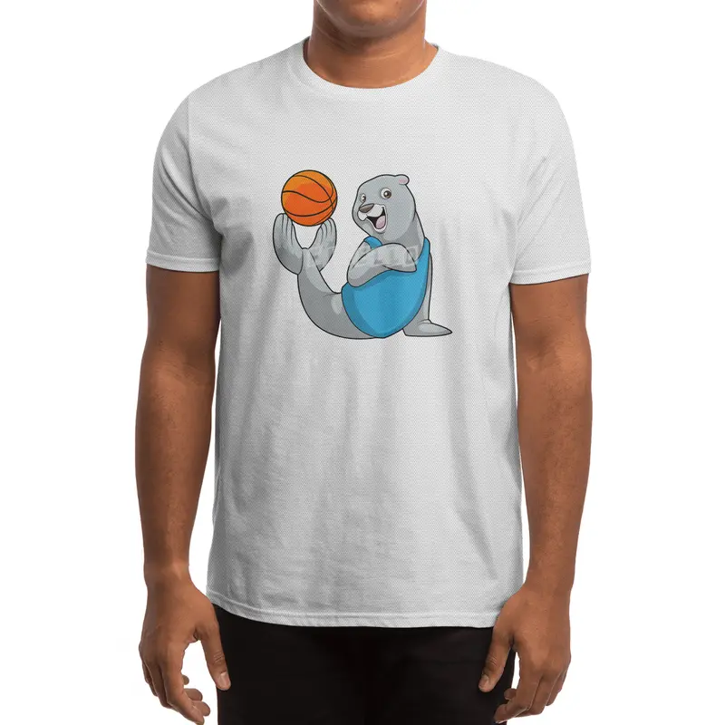 Seal at Basketball Sports Spor T-Shirt
