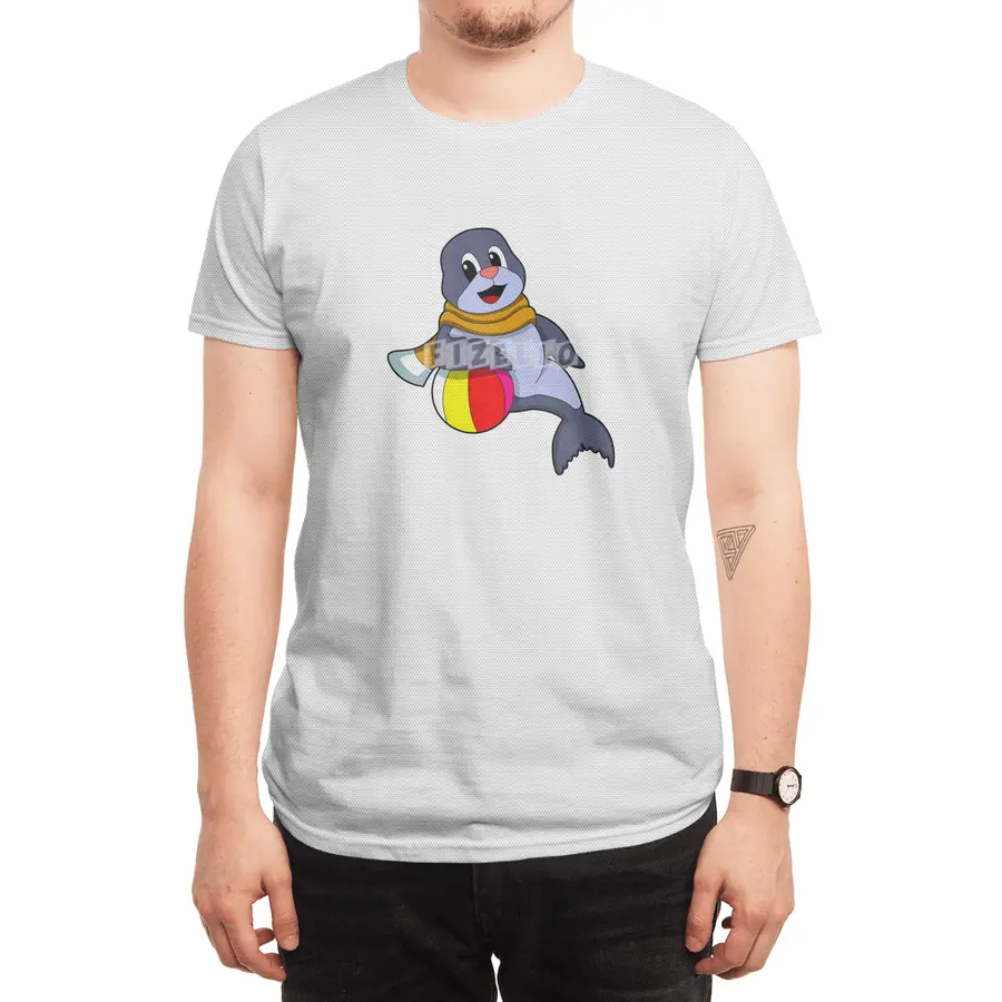 Seal with Water polo Spor T-Shirt