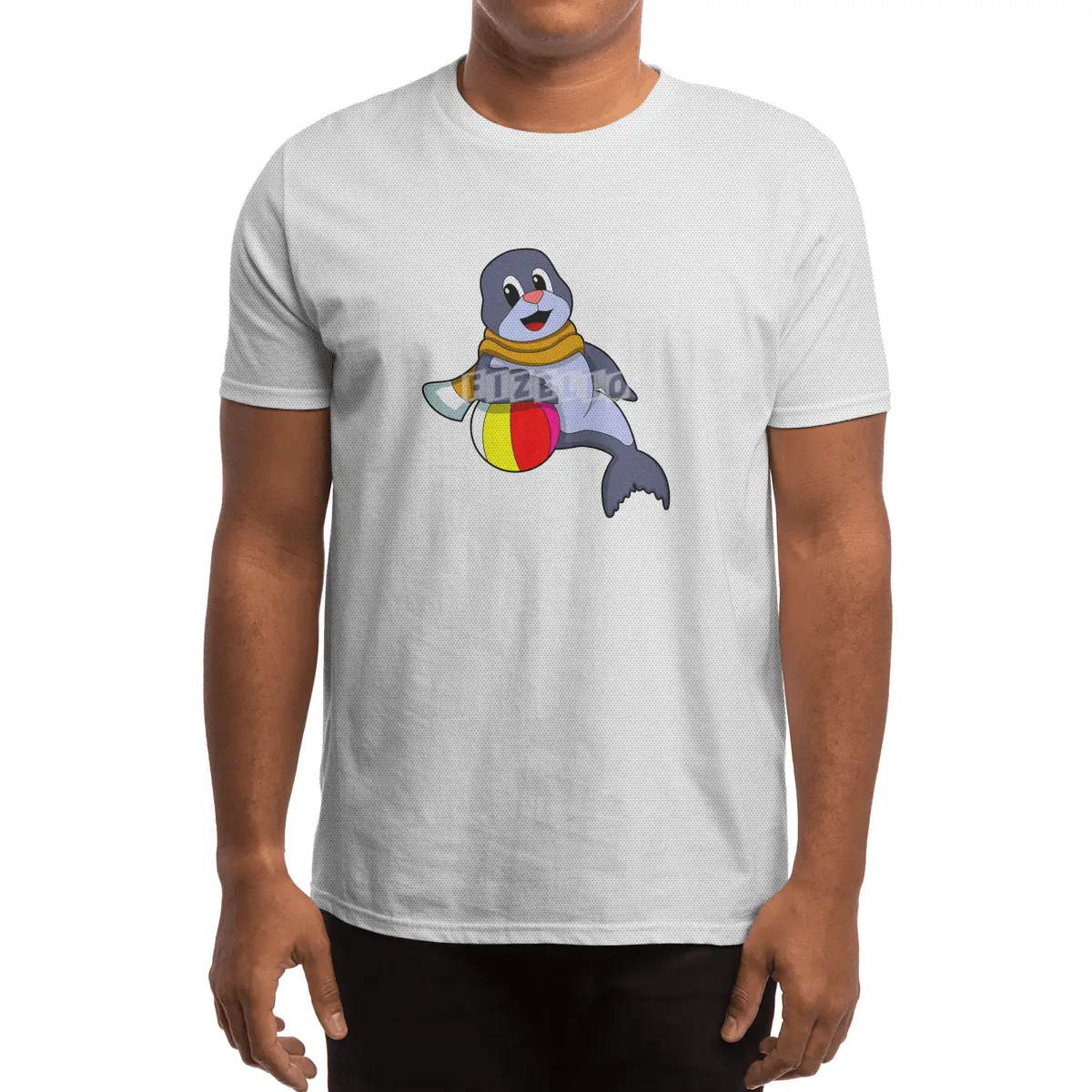 Seal with Water polo Spor T-Shirt