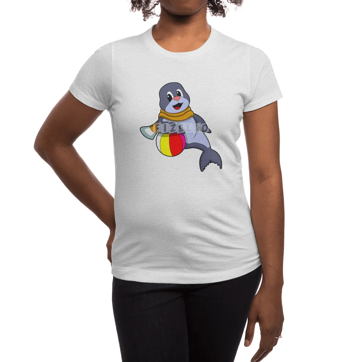 Seal with Water polo Spor T-Shirt