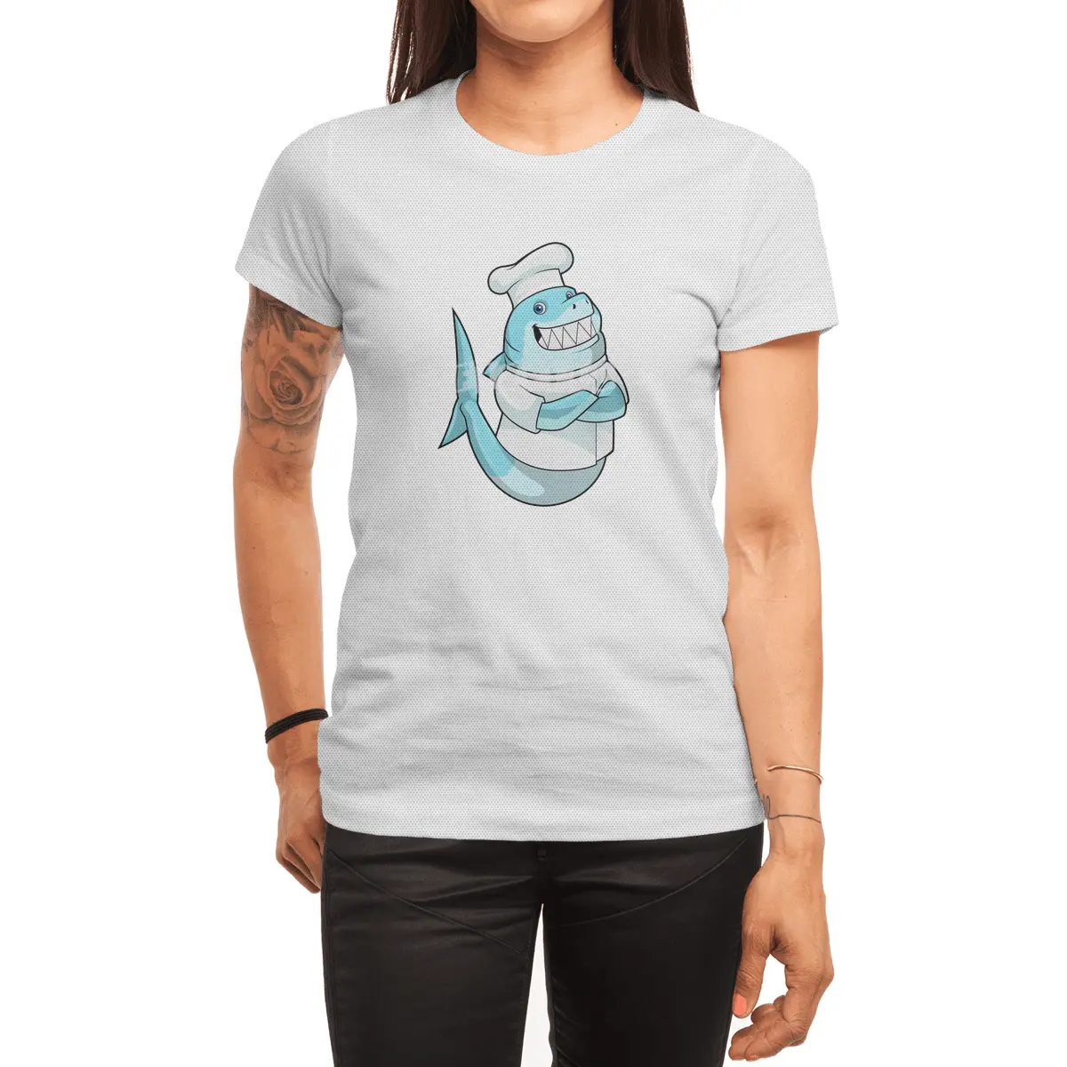 Shark as Chef with Cooking apron Spor T-Shirt