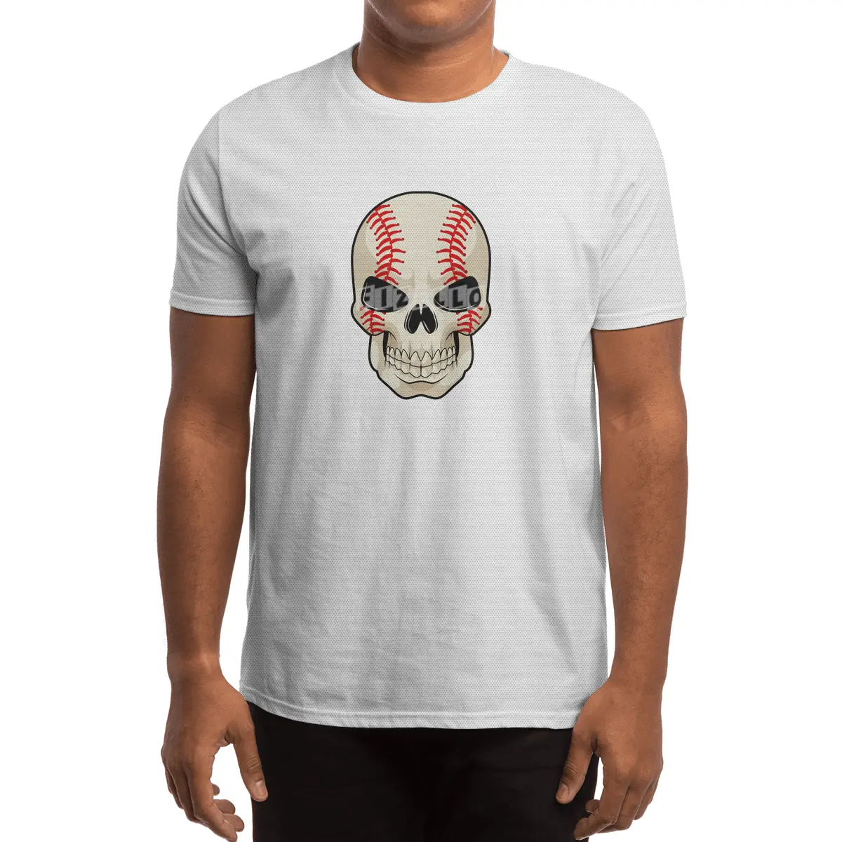 Skull Baseball Sports Spor T-Shirt