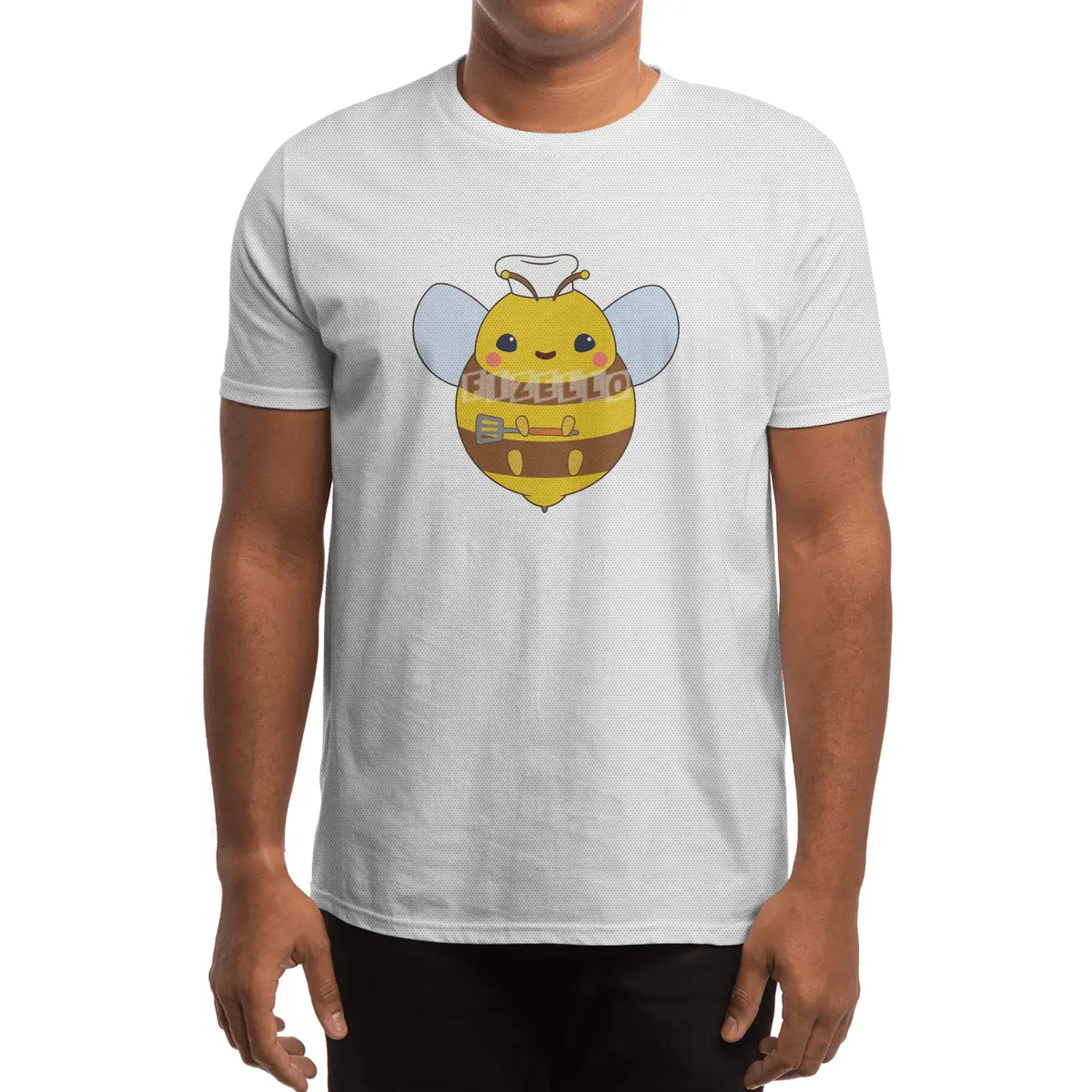 Bee as Cook with Chef's hat & Spatula Spor T-Shirt