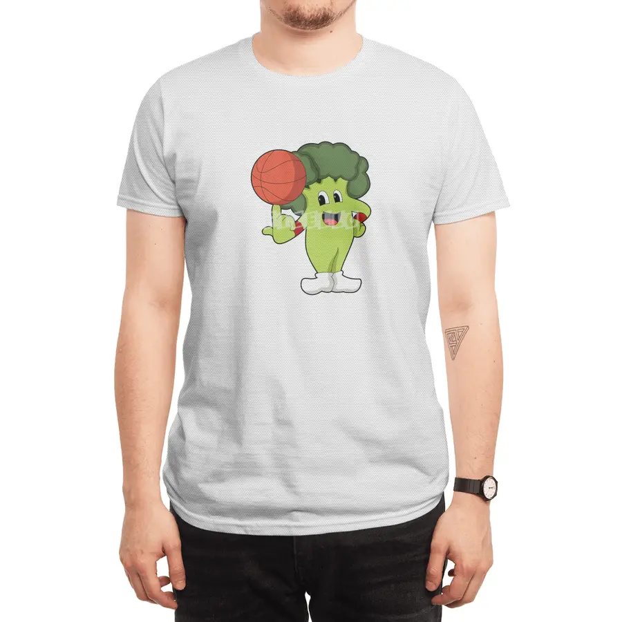Broccoli at Basketball Sports Spor T-Shirt