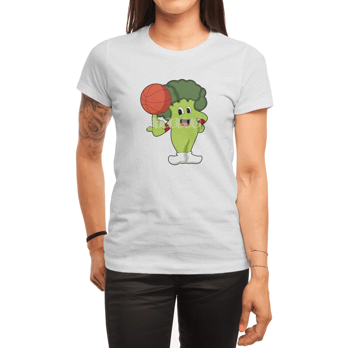 Broccoli at Basketball Sports Spor T-Shirt