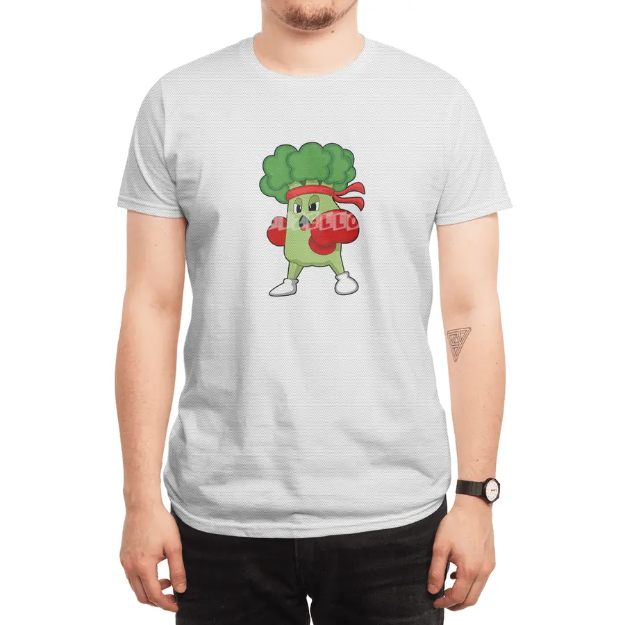 Broccoli at Boxing with Boxing gloves Spor T-Shirt