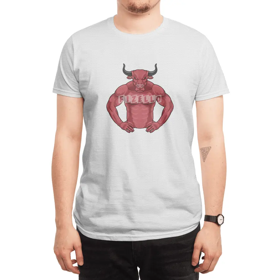Bull as Bodybuilder extreme Spor T-Shirt