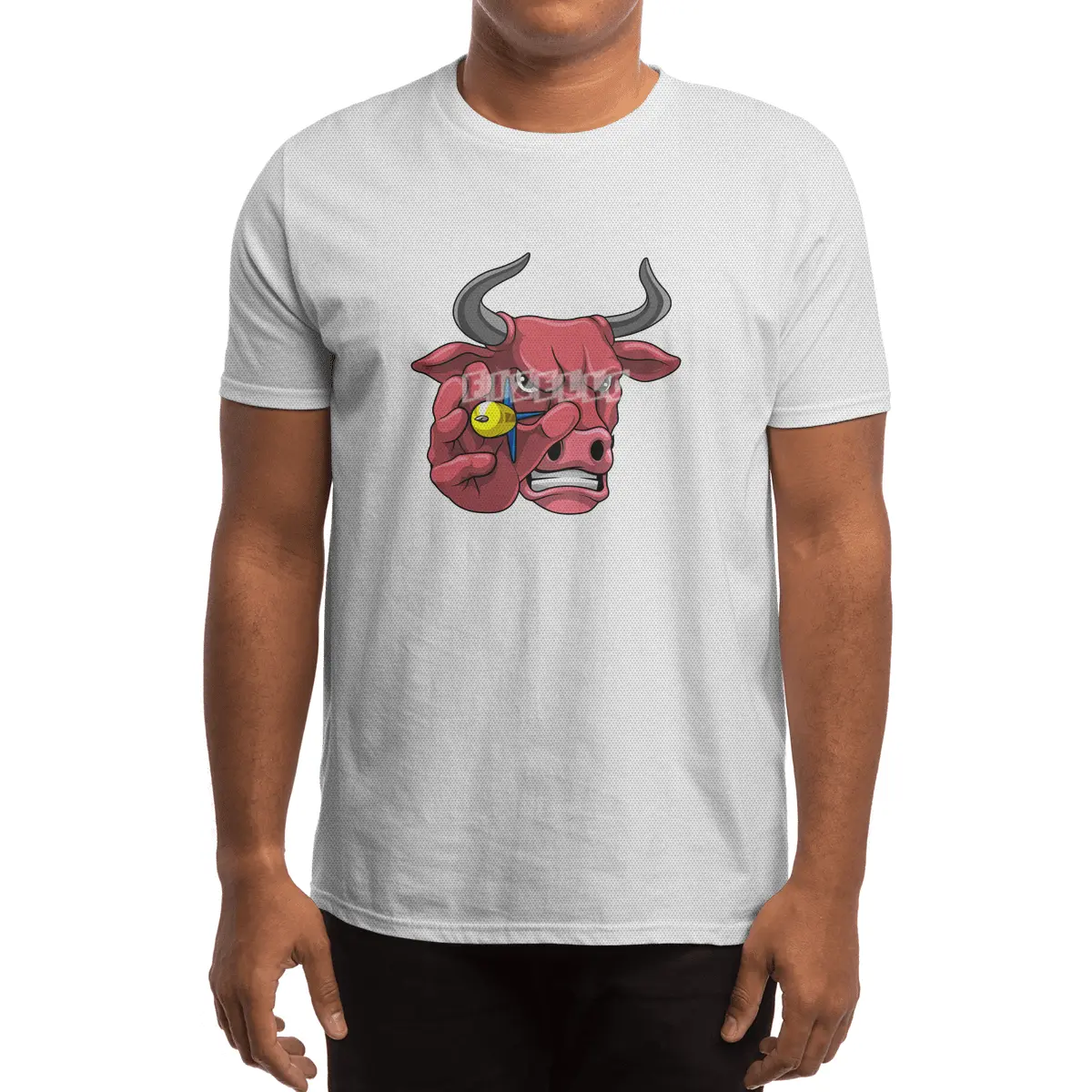 Bull at Darts with Dart Spor T-Shirt