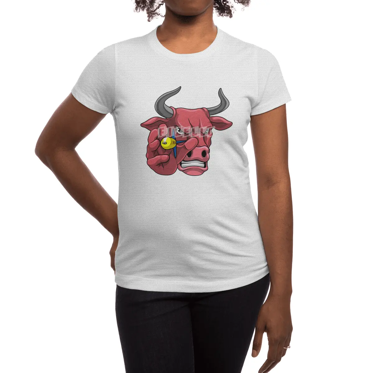 Bull at Darts with Dart Spor T-Shirt