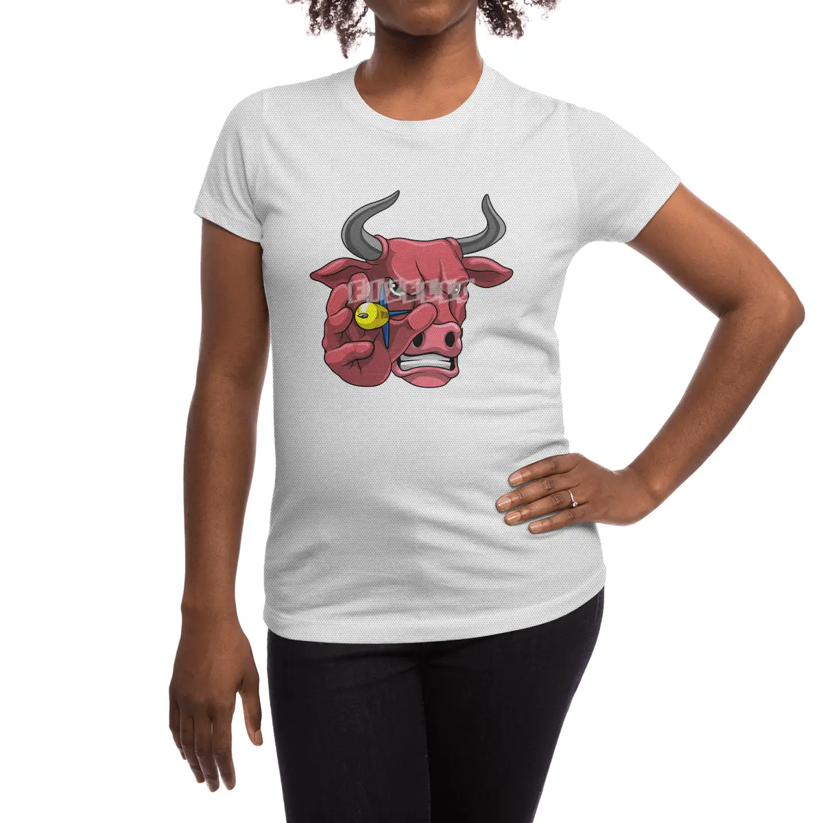 Bull at Darts with Dart Spor T-Shirt