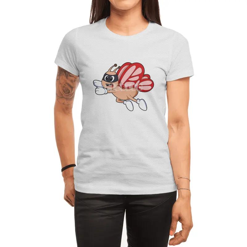 Butterfly as Hero with Mask Spor T-Shirt