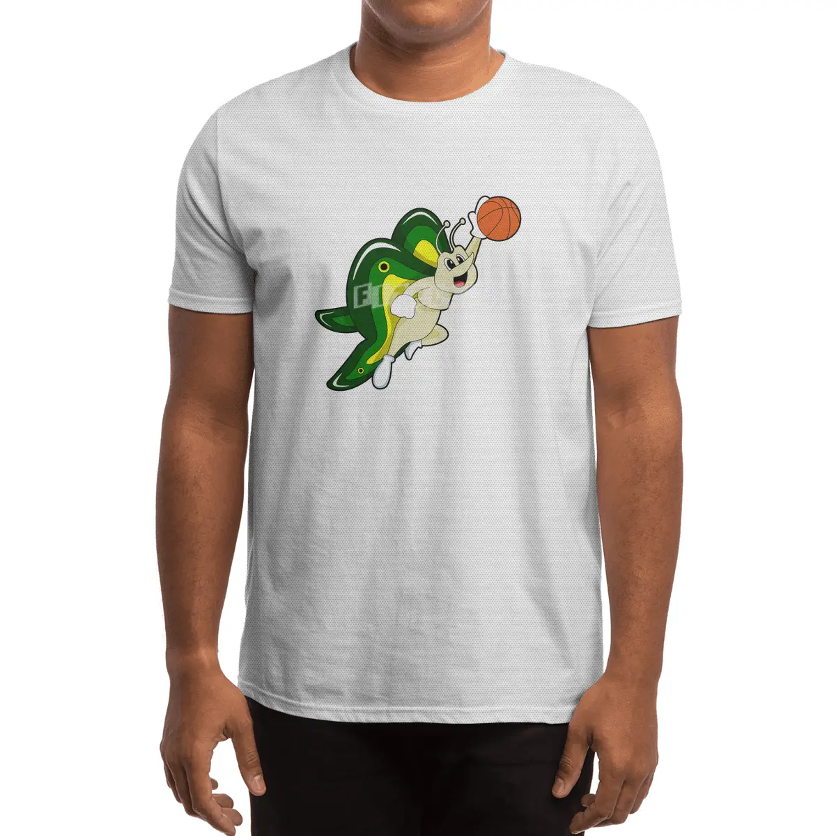 Butterfly at Basketball Sports Spor T-Shirt