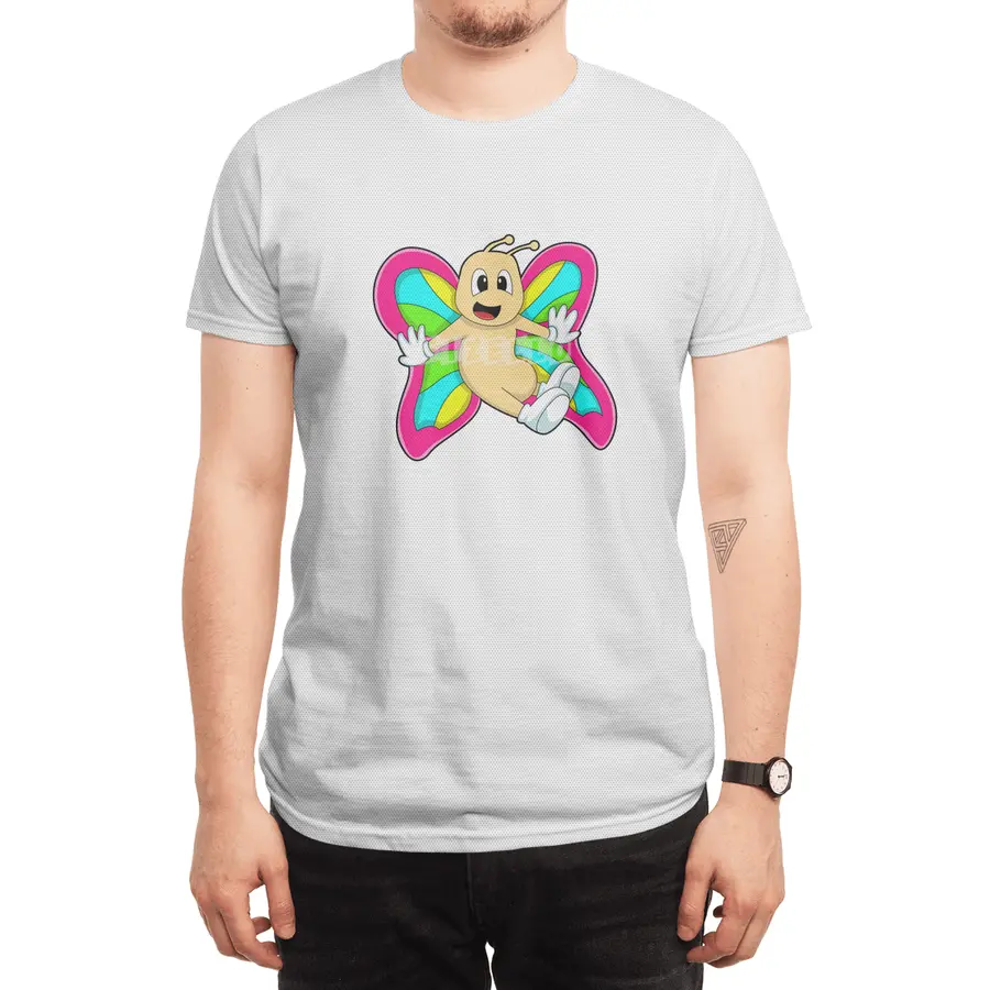 Butterfly colourful Spor T-Shirt