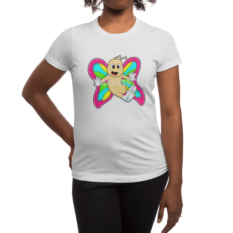 Butterfly colourful Spor T-Shirt