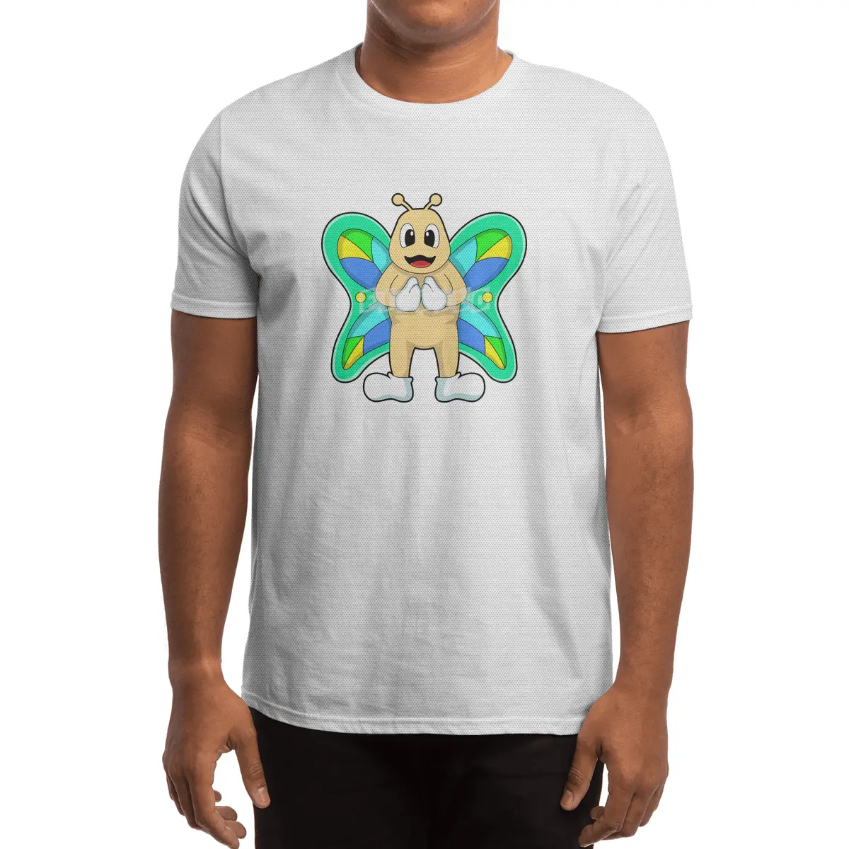 Butterfly happy Spor T-Shirt