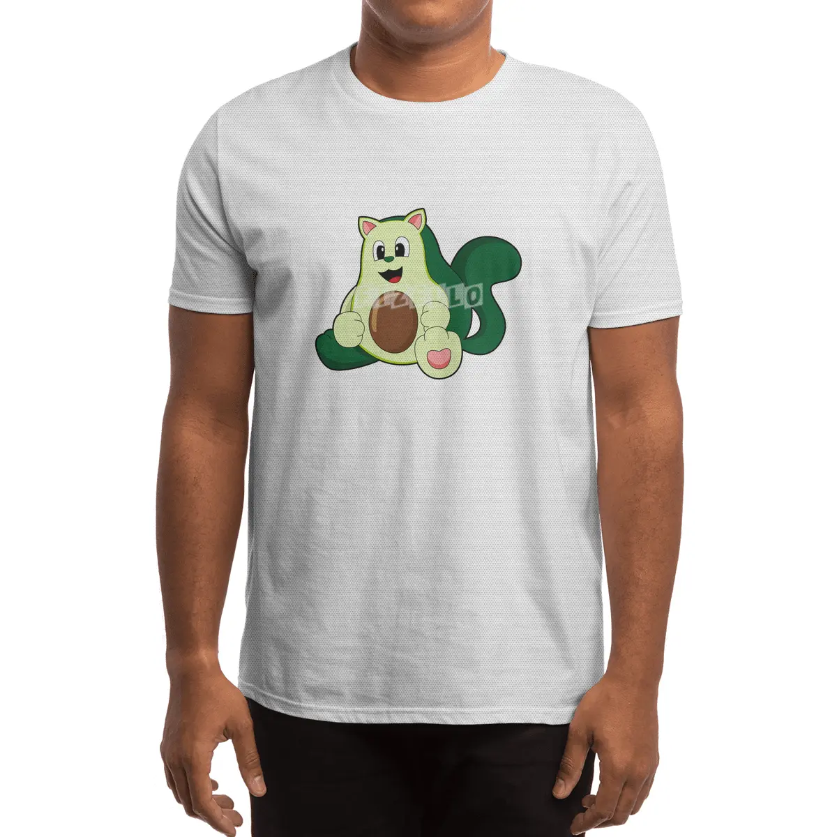 Cat as Avocado Spor T-Shirt