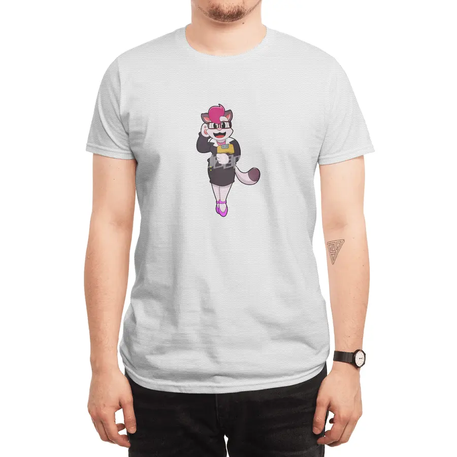 Cat as Secretary with Notepad Spor T-Shirt