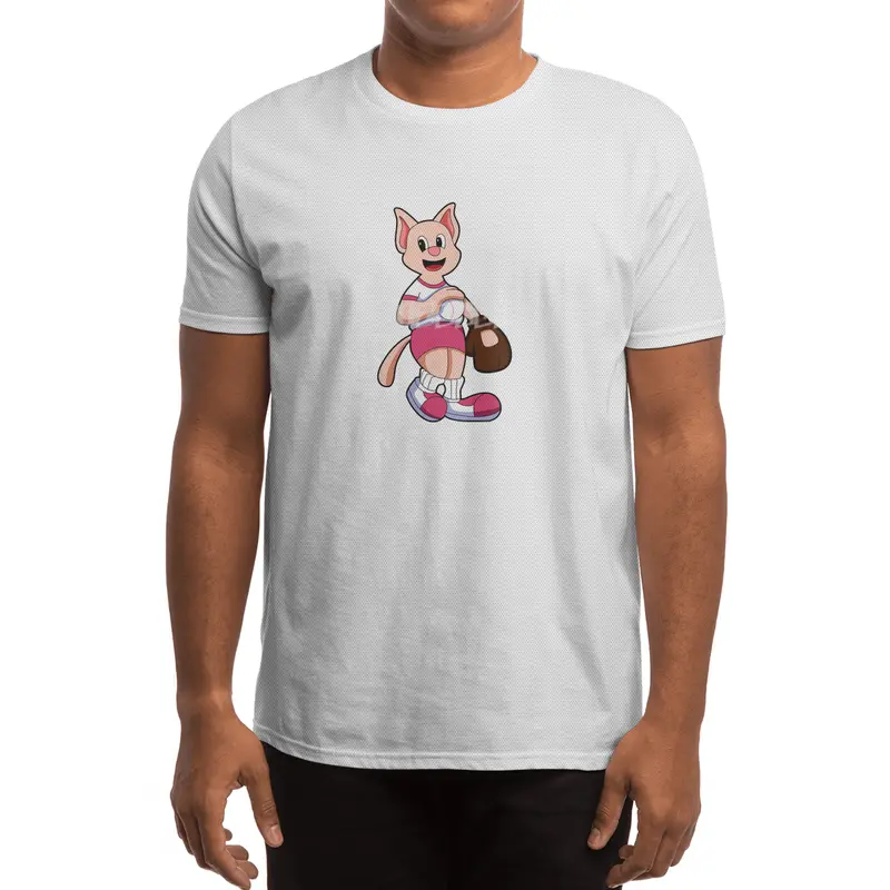 Cat at Baseball Sports Spor T-Shirt