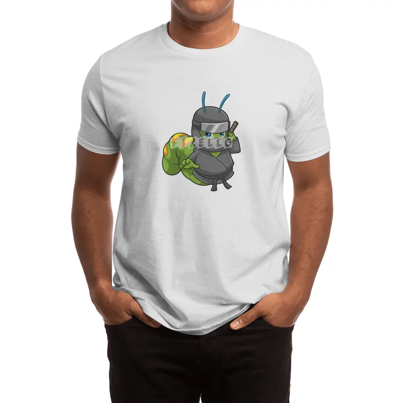 Caterpillar as Ninja with Sword Spor T-Shirt