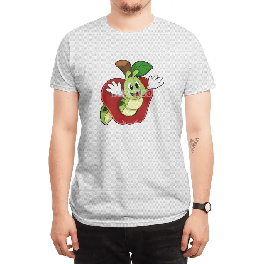 Caterpillar in Apple Spor T-Shirt