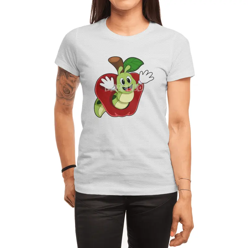 Caterpillar in Apple Spor T-Shirt