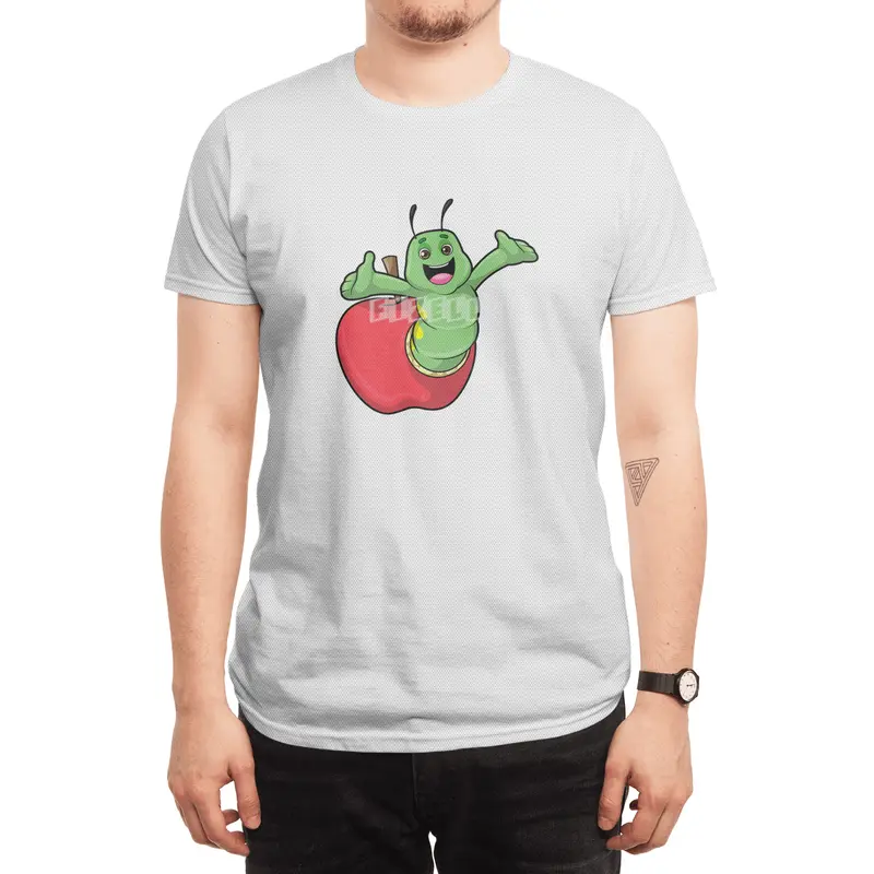 Caterpillar with Apple Spor T-Shirt