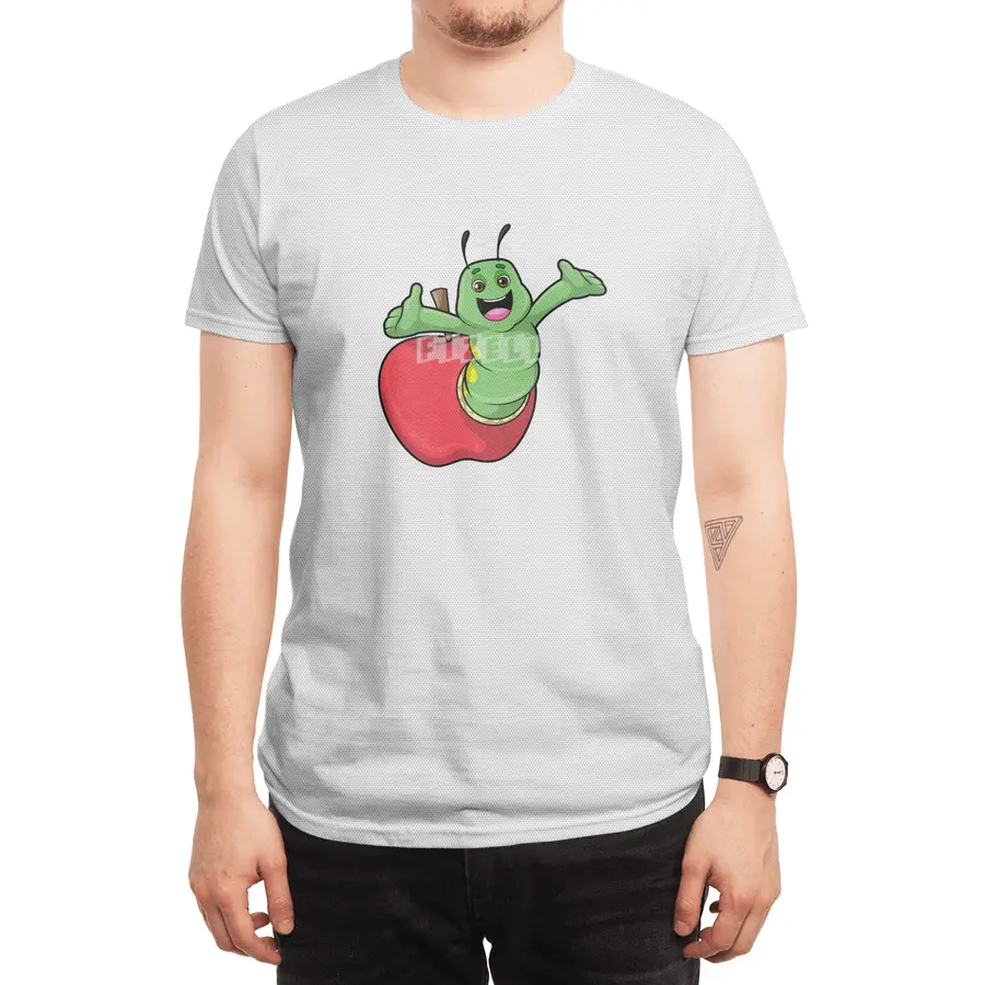 Caterpillar with Apple Spor T-Shirt