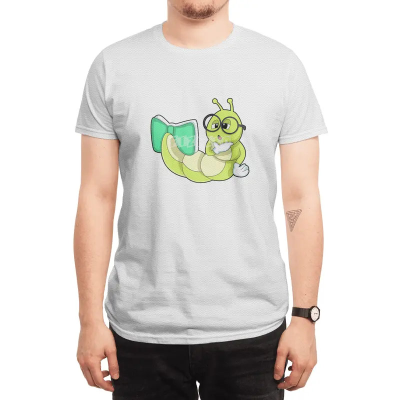 Caterpillar with Book Spor T-Shirt