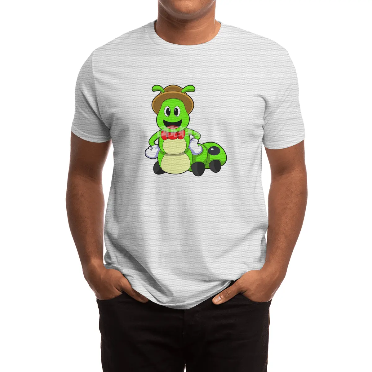 Caterpillar with Hat Spor T-Shirt
