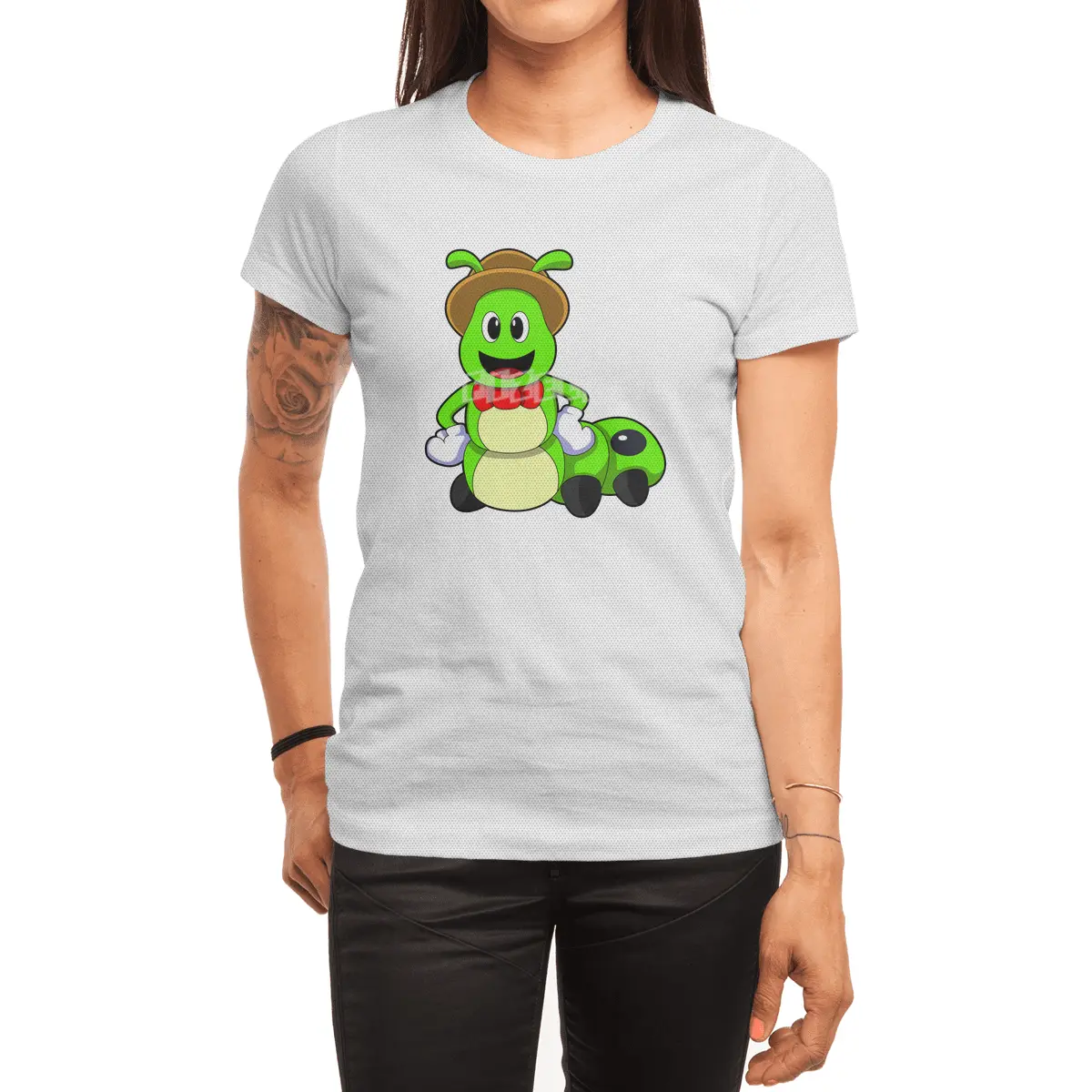 Caterpillar with Hat Spor T-Shirt