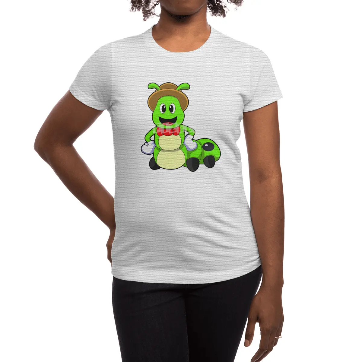 Caterpillar with Hat Spor T-Shirt