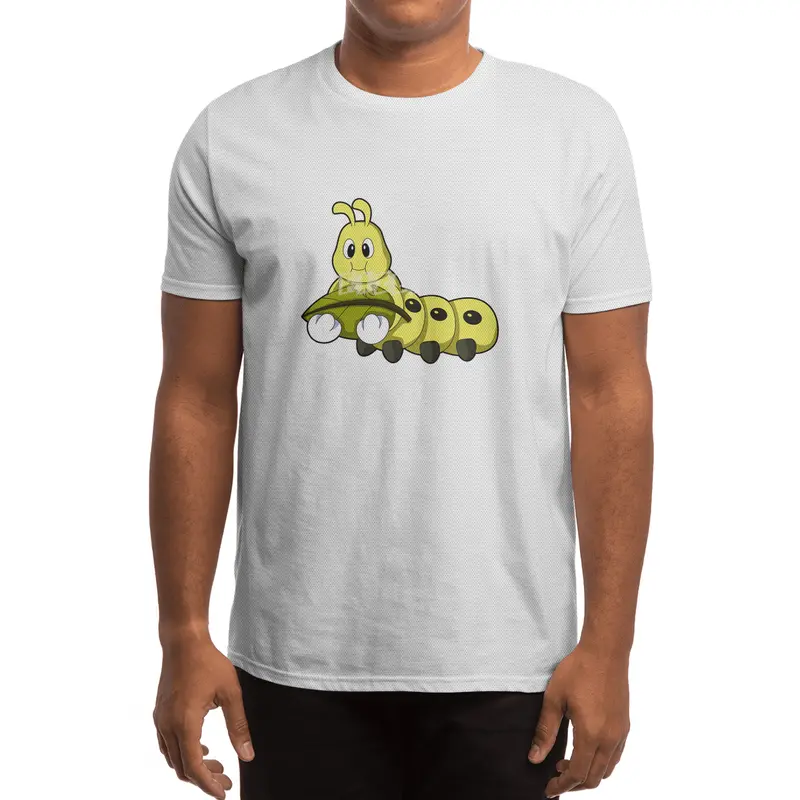 Caterpillar with Leaf Spor T-Shirt