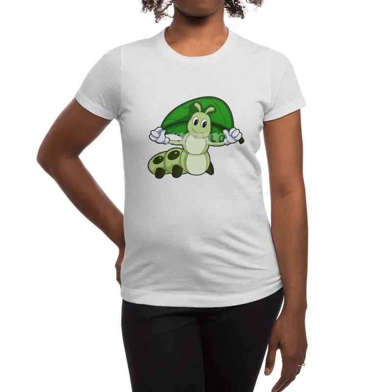 Caterpillar with Leaf Spor T-Shirt