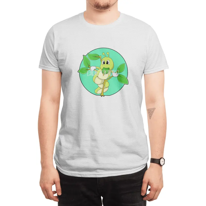Caterpillar with Leaf Spor T-Shirt