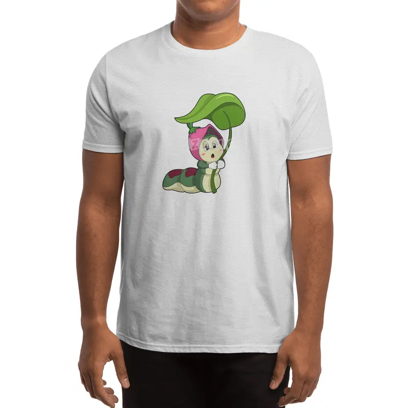 Caterpillar with Leaf Spor T-Shirt